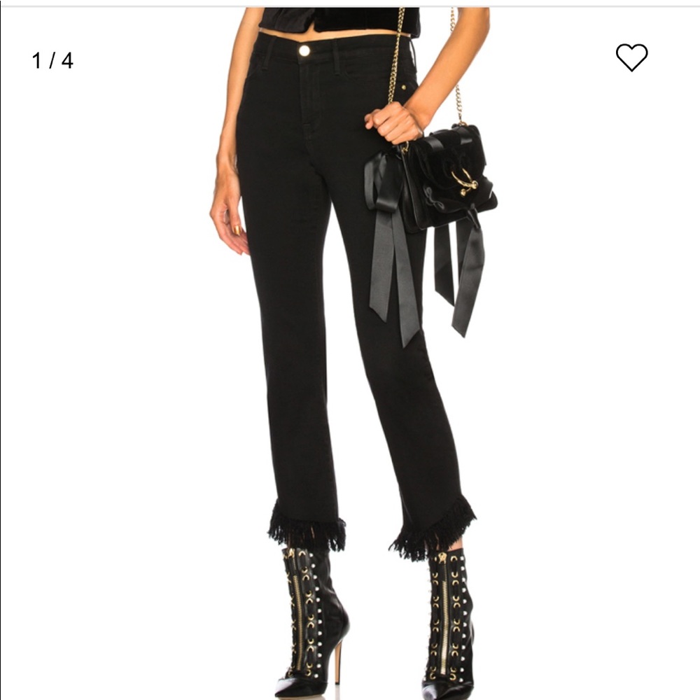 GRLFRND Le High Straight Jeans Size 24